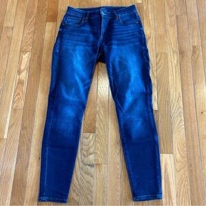 Kut From The Kloth Toothpick Skinny Jeans Women’s Sz 6S Whiskered Blue Denim